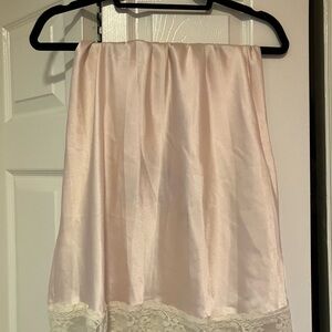 Dior Soft Pink Satin Slip Vintage